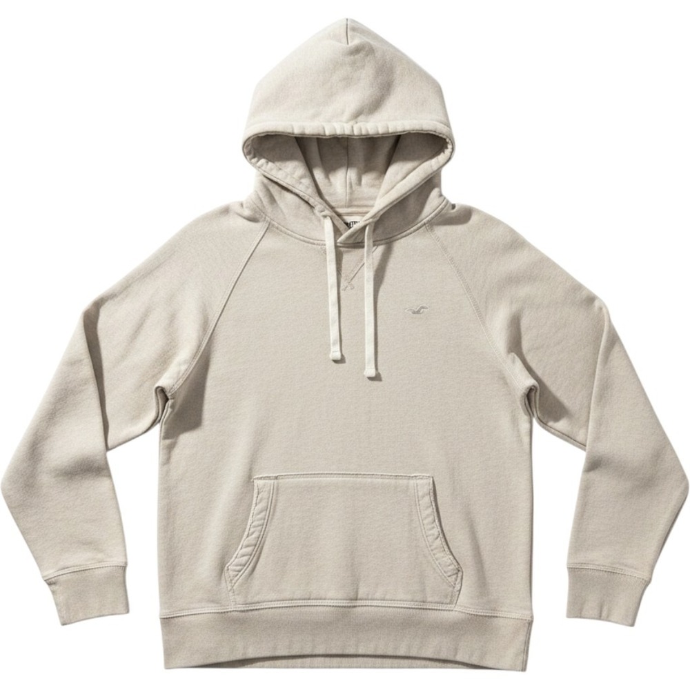 Hollister Hoodie Men Small Embroidered Logo Pullover Sweatshirt Gorpcore Surf